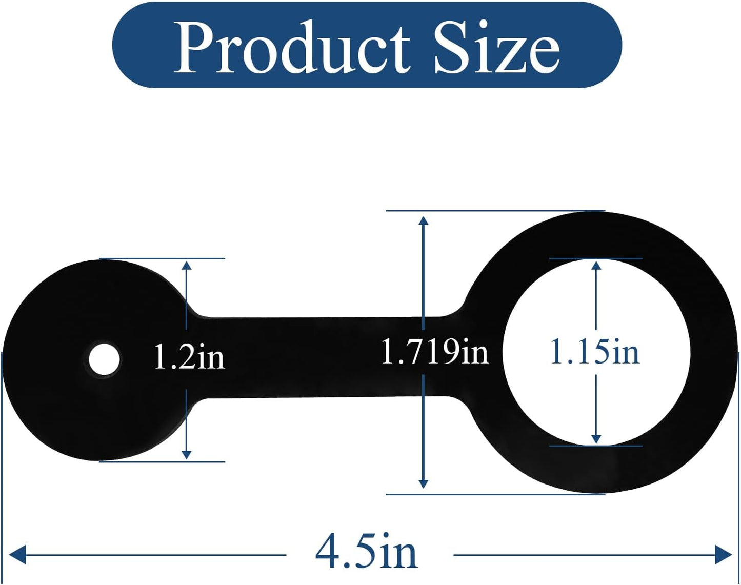 2 Pcs RV Shower Door Latch Strap, Silicone, Black, Fits Most Shower Doors for RV/Camper/Motorhome/Third Wheel, Compatible with Forest River #F100158276 and Jayco #0273349