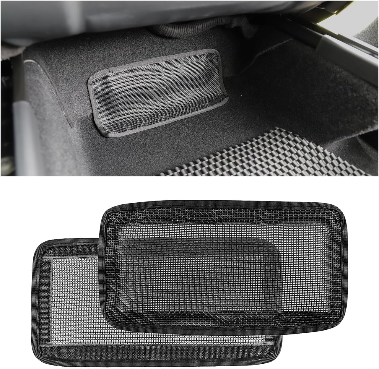 Rear Air Vent Cover for Tesla Model 3/Model Y Juniper,Backseat Air Condition Cover for Tesla PVC Mesh Hook&Loop Easy to Use