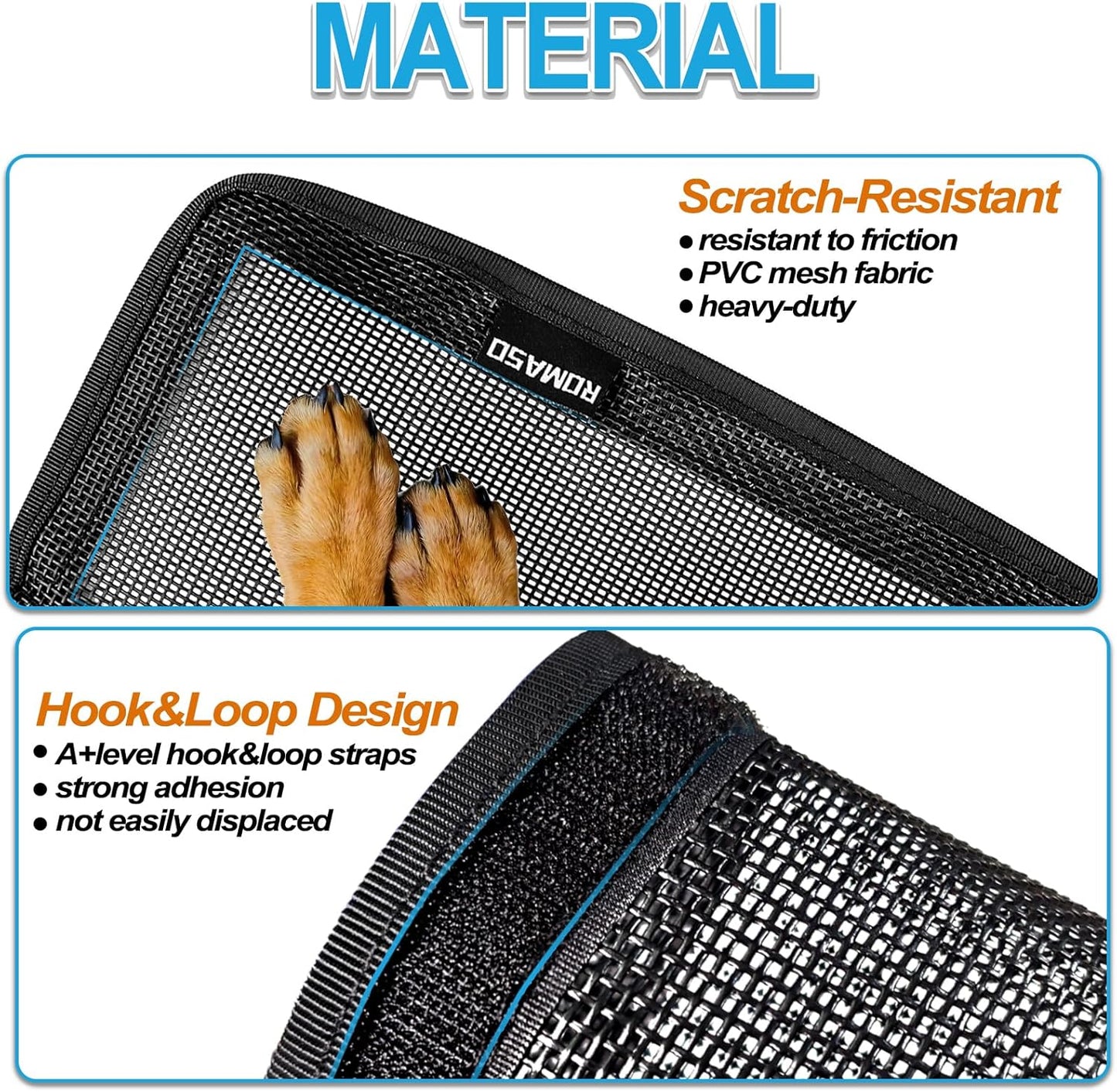 Rear Air Vent Cover for Tesla Model 3/Model Y Juniper,Backseat Air Condition Cover for Tesla PVC Mesh Hook&Loop Easy to Use