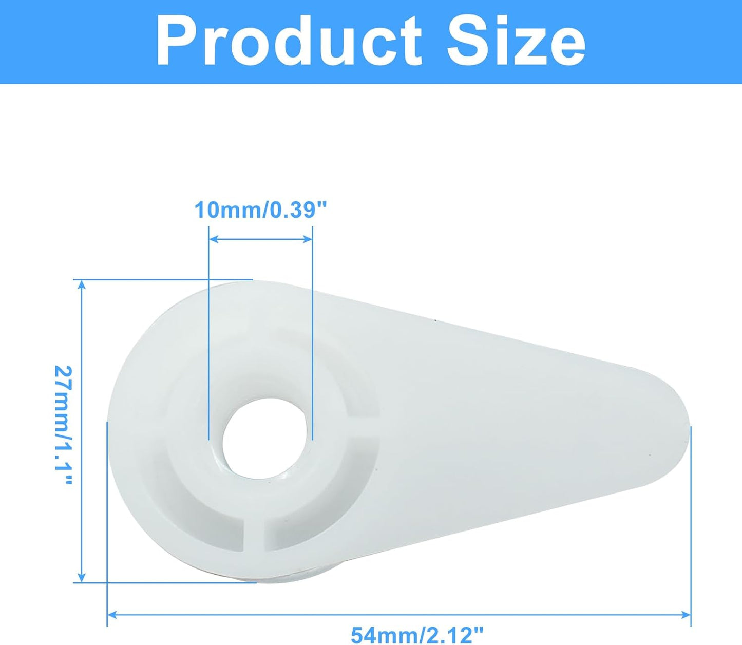 2 Pcs 73316 Filter Nut, Filter Plate Retainer Vac Filter Nut Replacement for Craftsman Ridgid 9-16938 83872 Wet/Dry Vac Filter Plate Nut