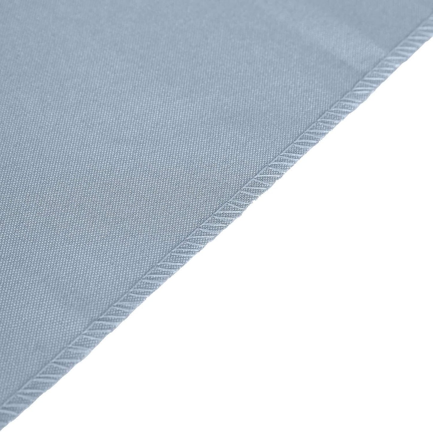 Efavormart Dusty Blue Premium Polyester Table Top Runner for Weddings Birthday Party Banquets Decor Fit Rectangle and Round Table