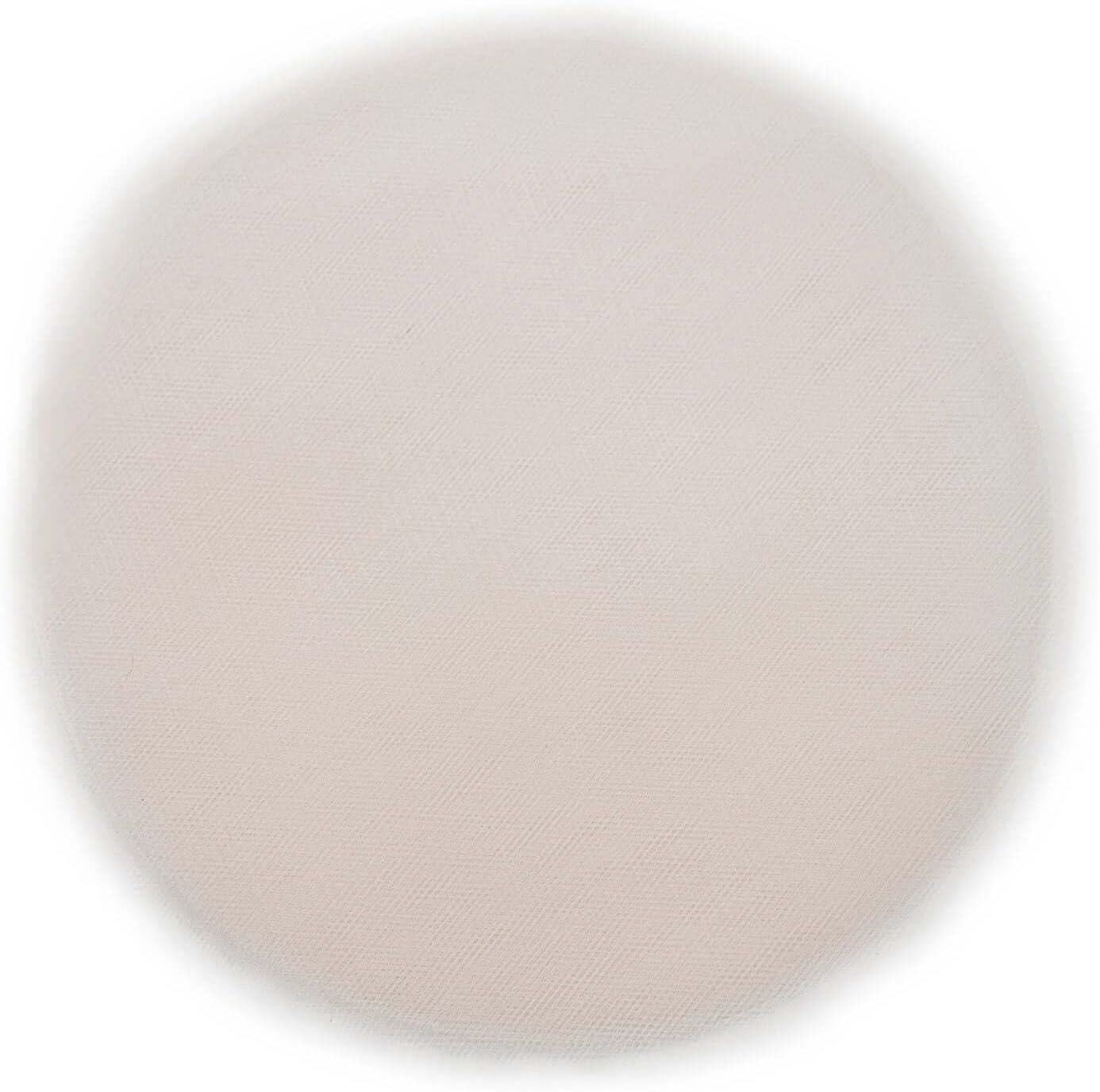 Efavormart 25 Pack 9" Beige Tulle Circles - Premium Sheer Netting Fabric for Neutral Wedding Decor, Sophisticated Party Favors, Floral Wraps and DIY Sewing Crafts