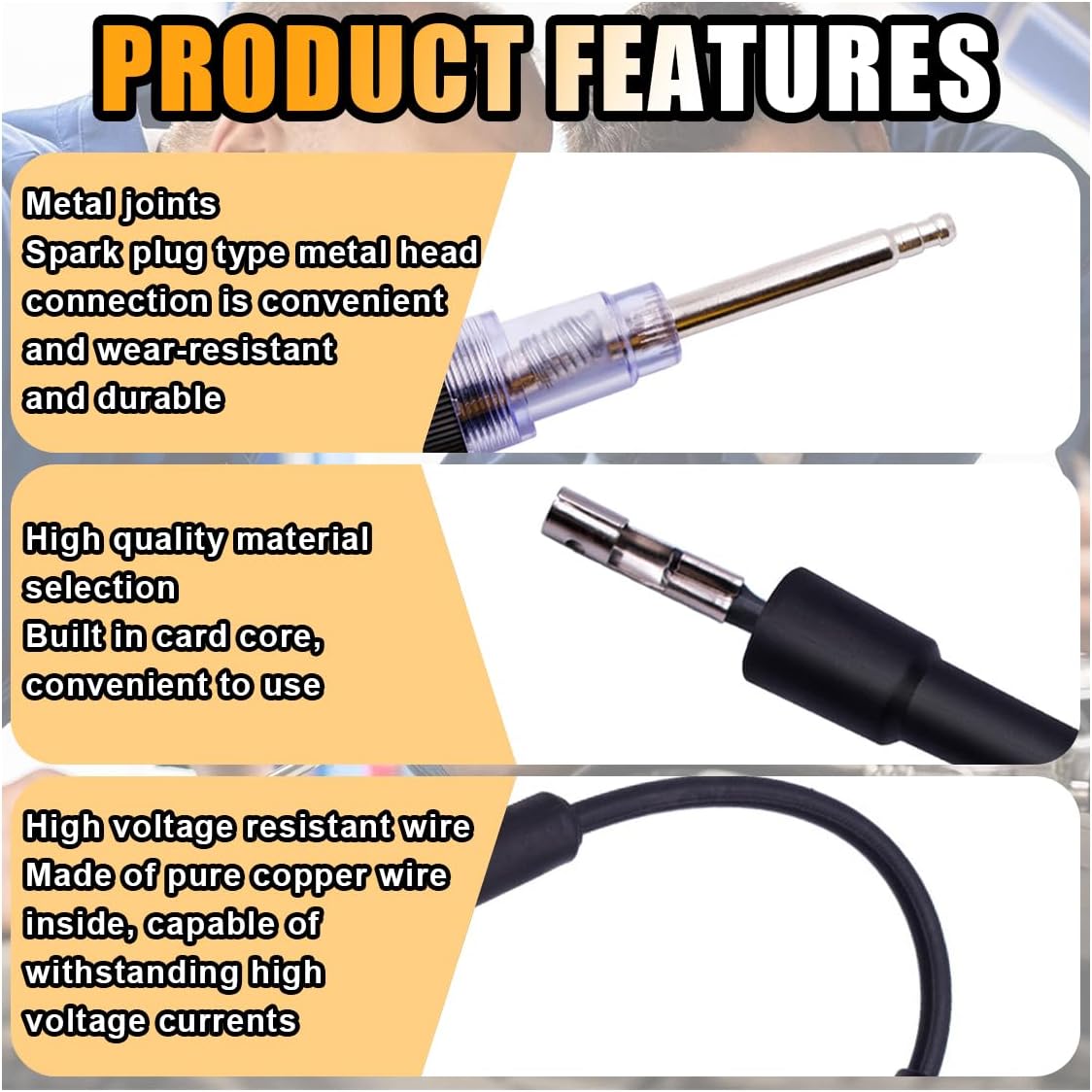 Inline Spark Plug Tester, Straight Boot Ignition Coil Tester Light, Car Small Engine Spark Tester, Armature Diagnostic Detector Tool for Car Lawnmower Internal External Engine (1 PC)