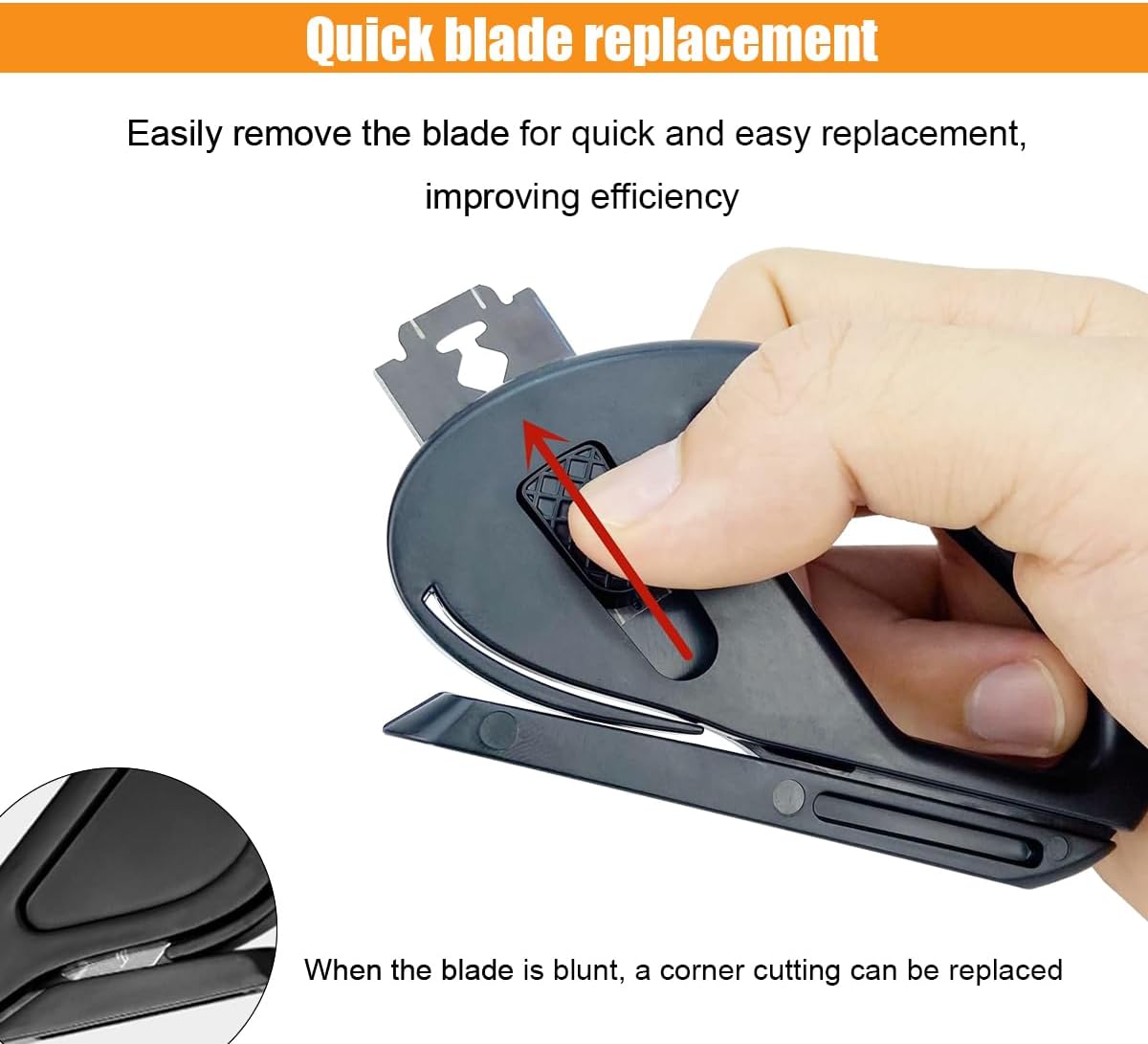 2PCS Wrapping Paper Cutter, Snitty Safety Vinyl Film Cutting Tool with Blade, Carbon Fiber Utility Knife, Craft Knife, Suitable for Window Tint Car Wrap, Craft Making