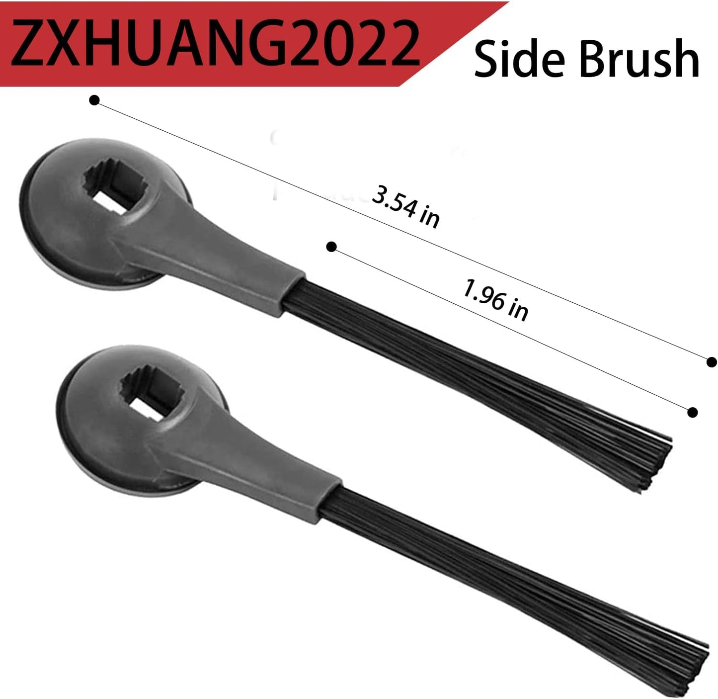 Side Brush for Shark AI AV2501S, AV2501AE, RV2502AE, RV2520AOUS, AV2510AOUS Robotic Vacuum Cleaner Replacement Parts - 4 Pack