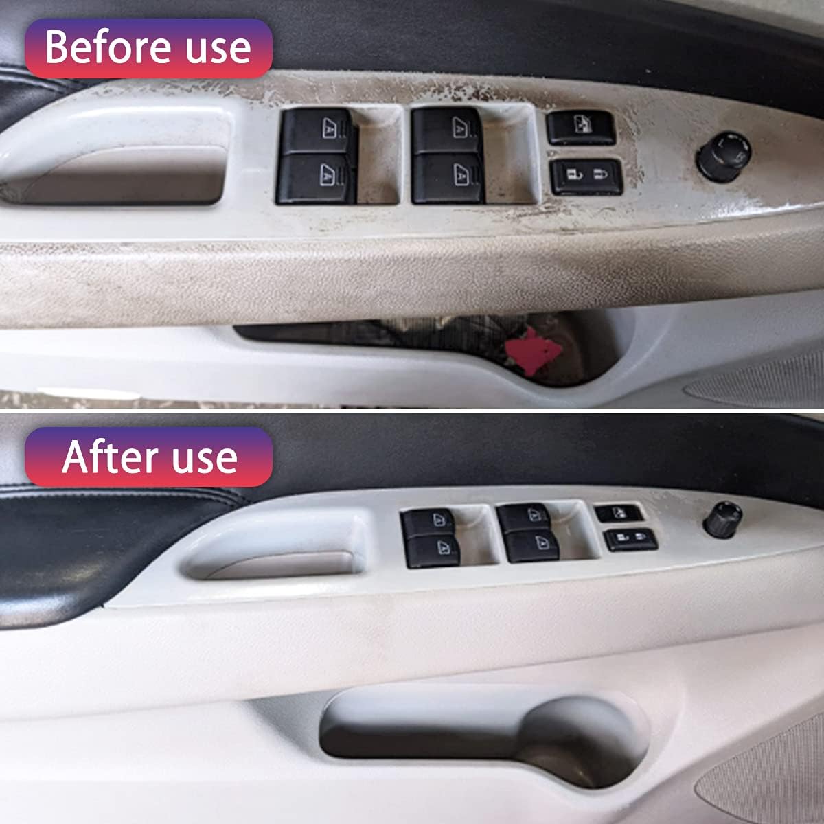 5 Different Sizes Detailing Brush Set, Wheel & Tire Brush, Perfect for Cleaning Wheels,Car Dashboard, Interior, Exterior, Leather, Air Vents, Emblems, Motorcy