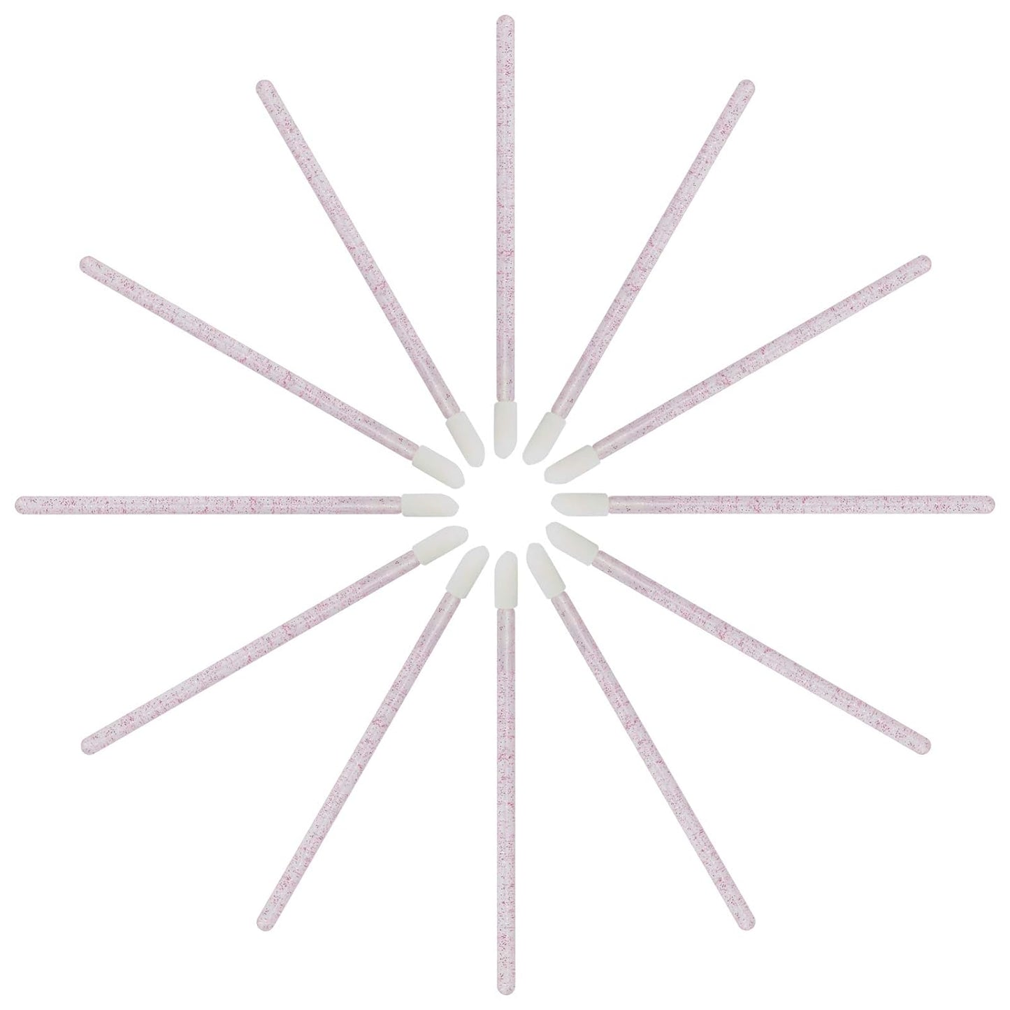 300 PCS Lip Brush, Disposable Makeup Applicators, Lip Gloss Brush Lipstick Applicator Wands, Multicolor Makeup Tool Kits Beauty Lipstick Cosmetic (Crystal Pink)