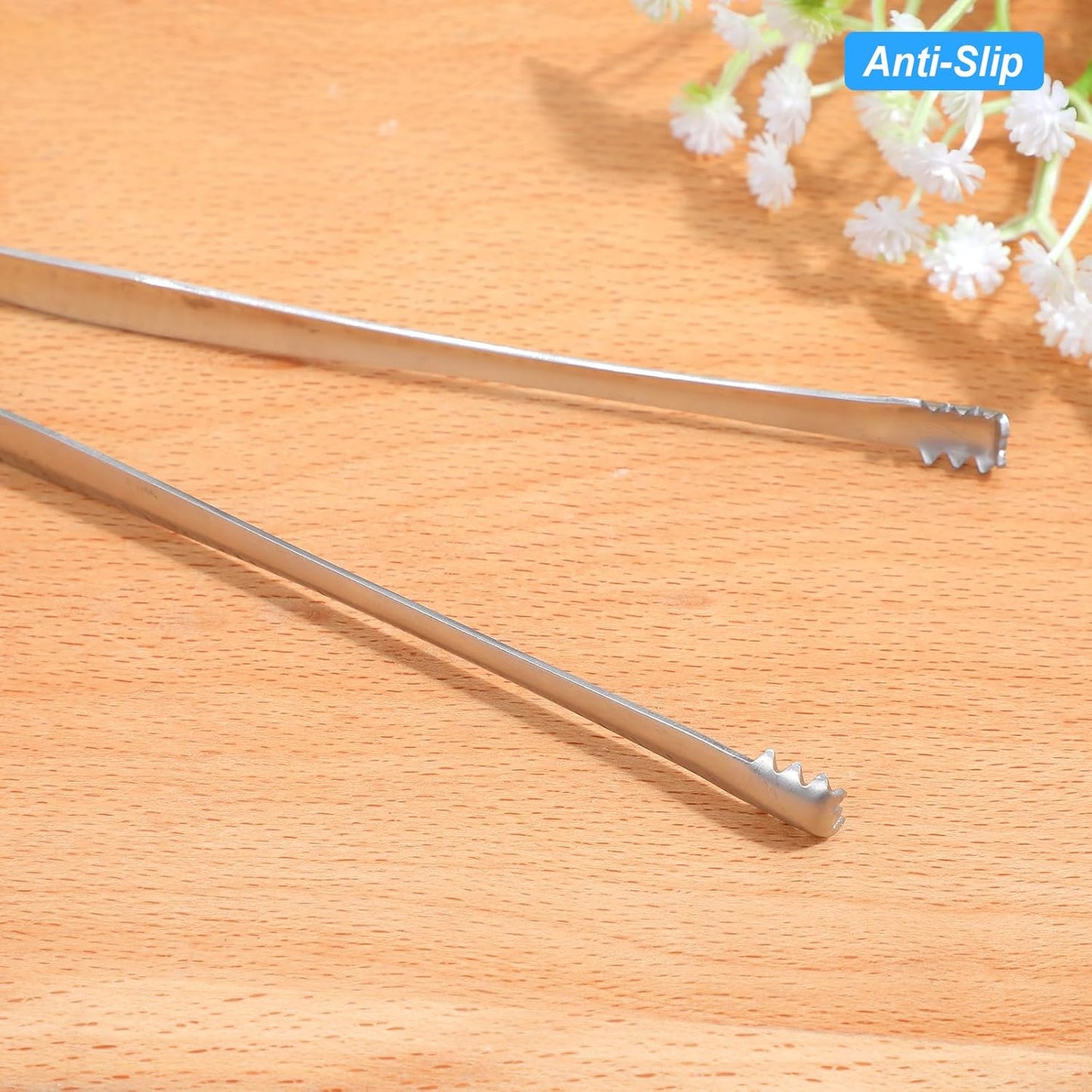 2PCS Egg Chalaza Removal Tool,Stainless Steel Tongs,Toothed Design Eggshell Fragment Membrane Remover Tong,Multipurpose Kitchen Tool for Cooking Food Cake Bakers Pastry Chefs