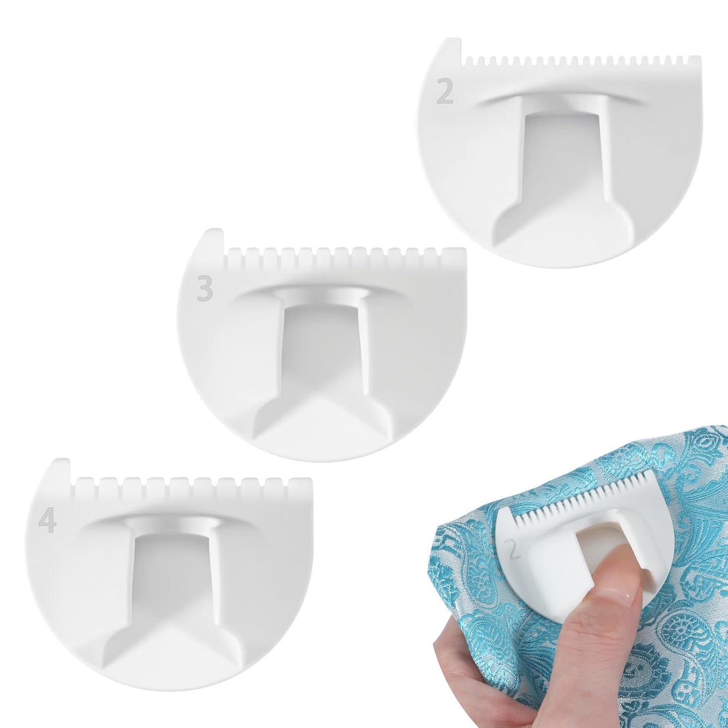 3PCS Finger Sewing Ruler Sewing Needle Gauge Measuring Tool Edge Stitch Lock Sewings Gauge for DIY Edge Even Stitching Lock Kit Quilting for Beginners and Seniors