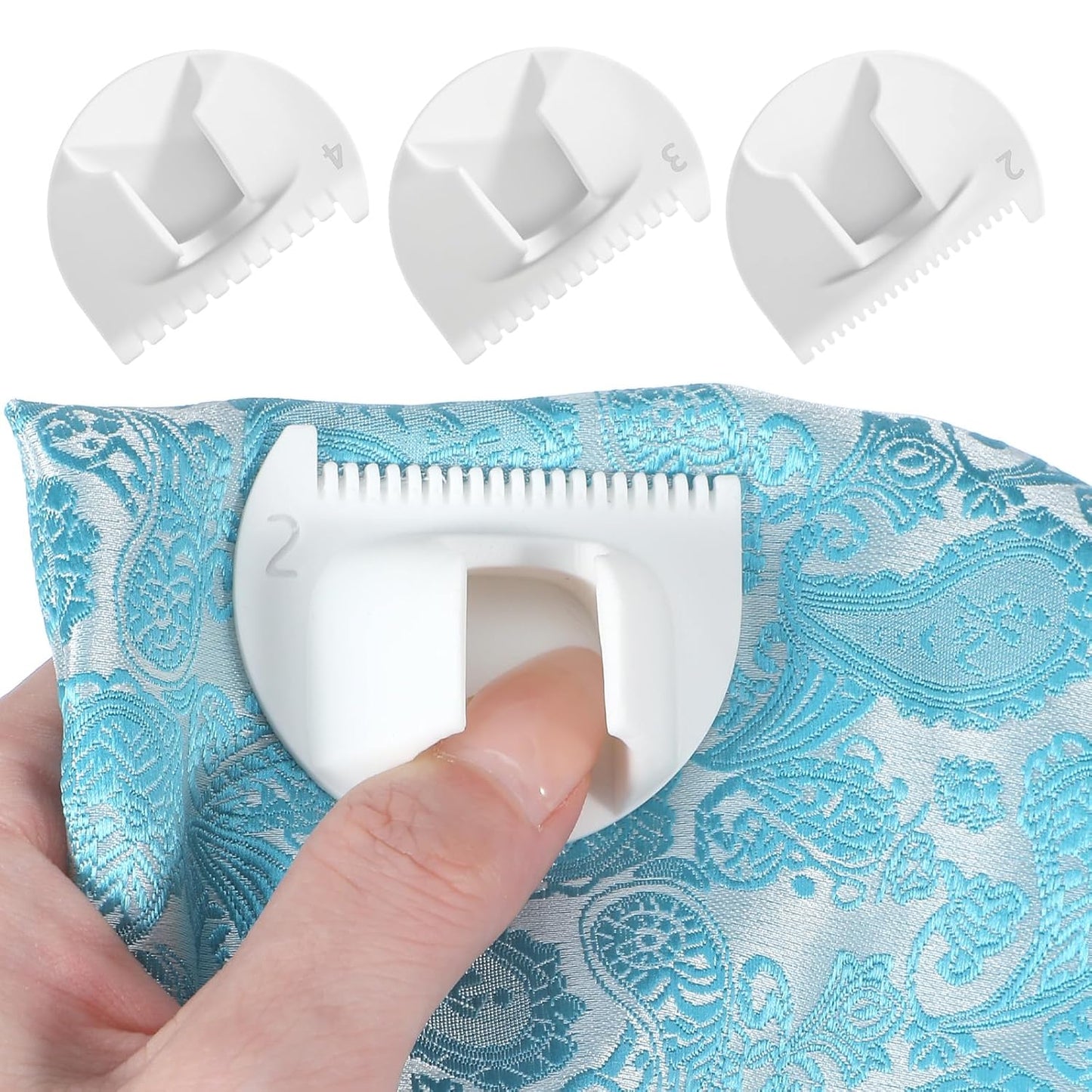 3PCS Finger Sewing Ruler Sewing Needle Gauge Measuring Tool Edge Stitch Lock Sewings Gauge for DIY Edge Even Stitching Lock Kit Quilting for Beginners and Seniors