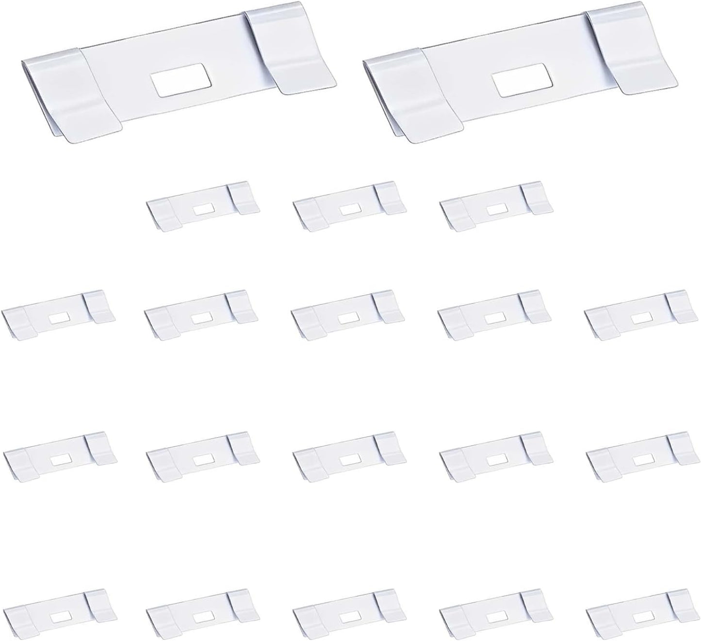 20 PCs Vertical Blind Repair Vane Metal Tabs Replacement Fixer Kit for Slats