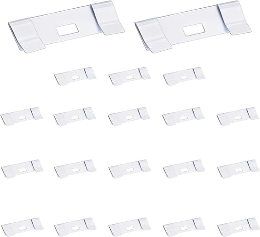 20 PCs Vertical Blind Repair Vane Metal Tabs Replacement Fixer Kit for Slats