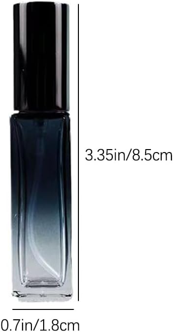3pcs 10ml Fine Mist Glass Spray Bottle, Portable Exquisite Travel Artifact