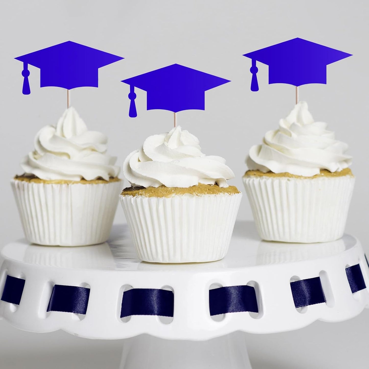 Graduation Cap Stickers 2026 - Blue Graduation Hat Stickers Self-Adhesive Graduations Envelope Seal Sticker 420Pcs Congrats Grad Cap Sticker Class of 2026 for Senior College Grad Party Favor