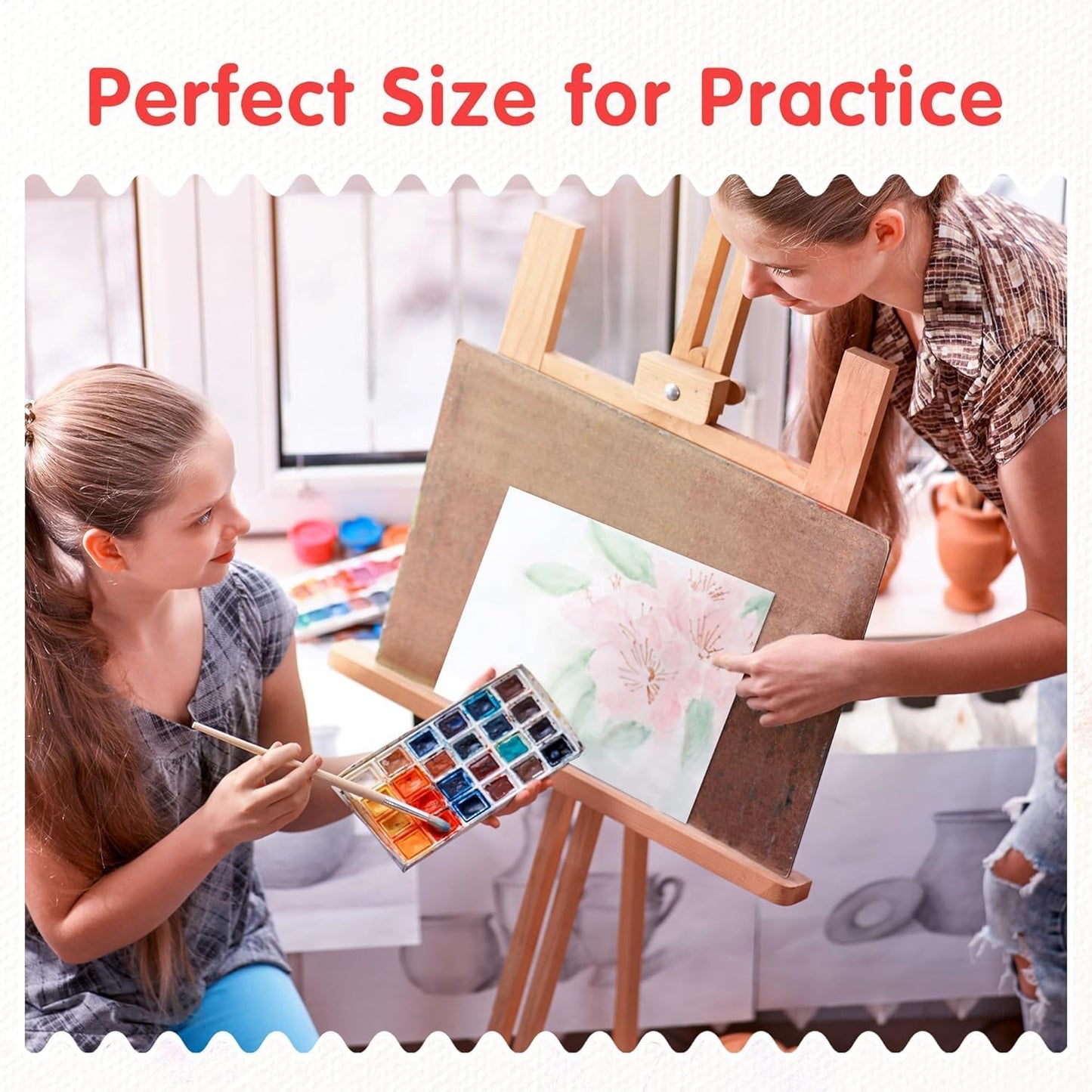 Canvas Boards for Painting 5x7 Inch, Super Value 24 Pack Mini Canvases, White Blank Canvas Panels, 100% Cotton Primed, Painting Art Supplies