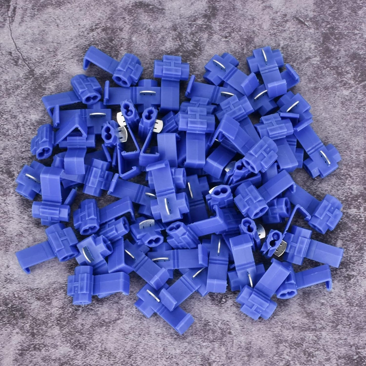 60Pcs Solderless Quick Splice Wire Connectors 18-14 AWG Splice Connector Snap Electrical Wire Connector Cold Pressed Insulated Electric Wire Splice Connectors