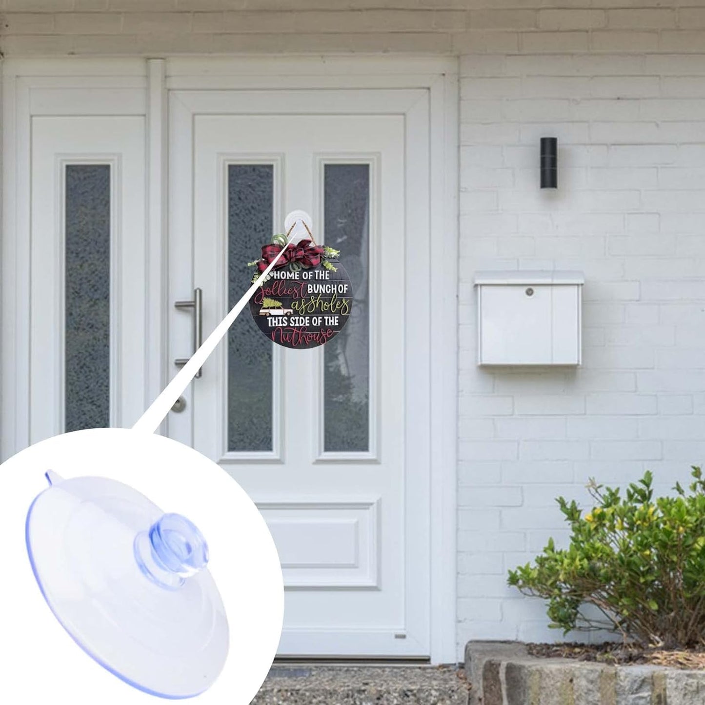 Suction Cup 65mm/2.5'' Glass Suction Pads Clear PVC Sucker Pads Suction Holder Without Hooks for Bathroom Wall Door Glass Window Car Shade (12 Pcs)