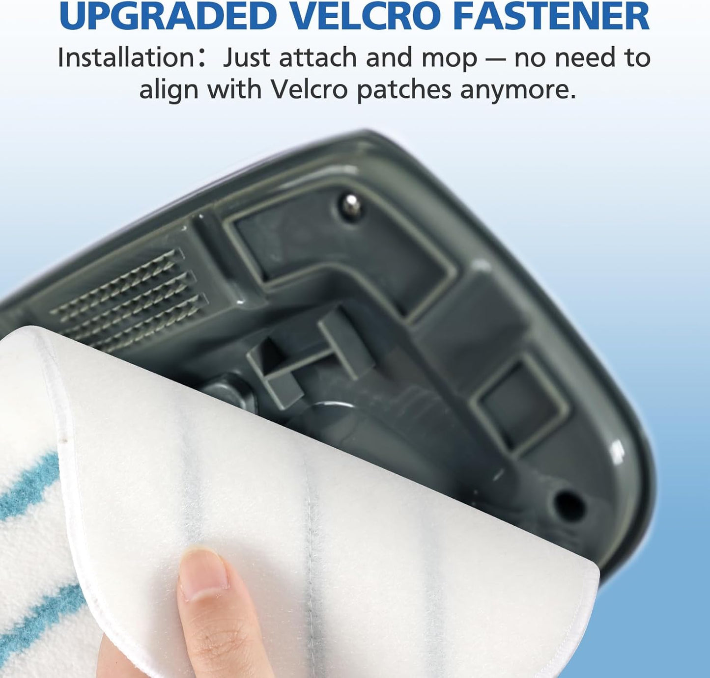 6 Pack Replacement Steam Mop Pads Compatible for PurSteam ThermaPro 10-in-1