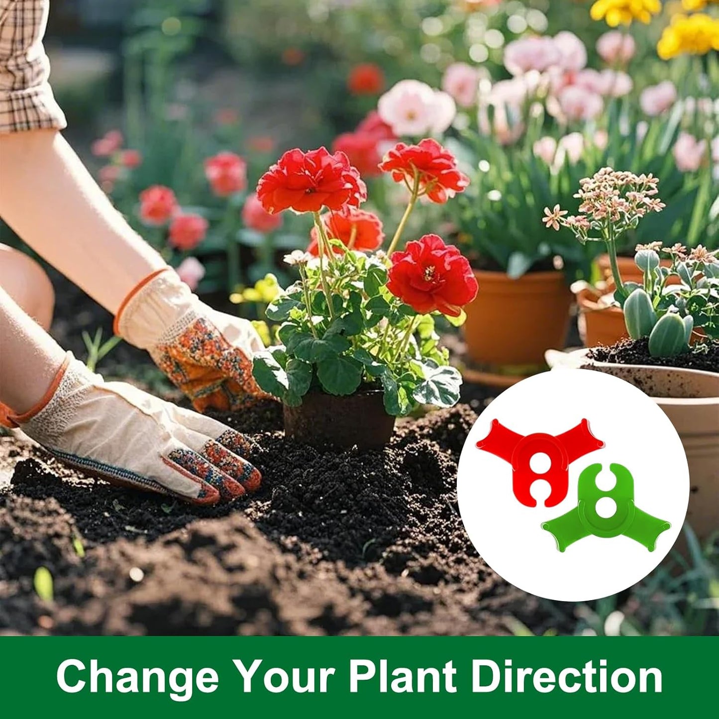 60Pcs Plant Training Clips, Reusable 90 Degrees Bud Trainer Lst Clips for Low Stress Training Plant Stem Support Bud Bender for Tomatoes Cucumbers Climbing Plants in Indoor Outdoor Gardens (Red Green)