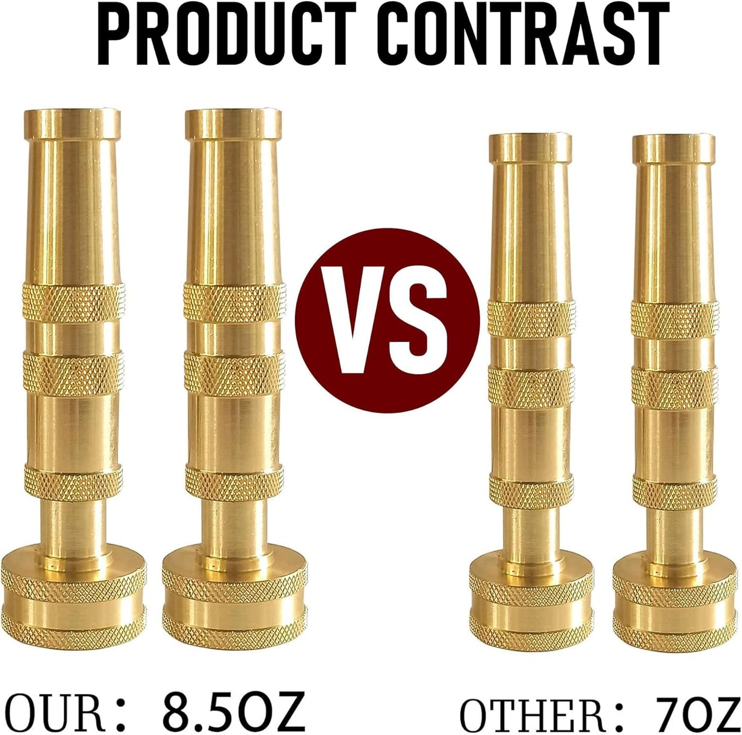 Garden Hose Repair Kit + Adjustable Twist Hose Nozzle