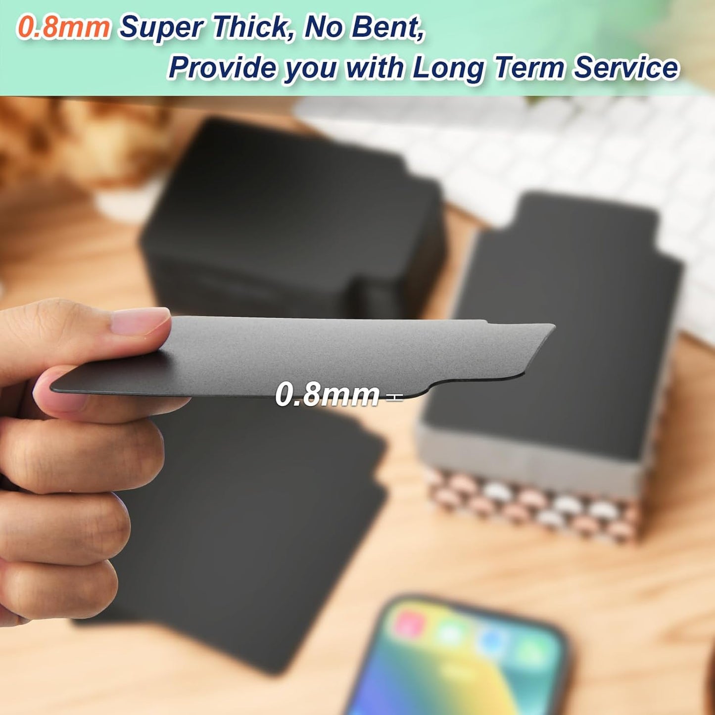 Tall Trading Card Dividers, 0.8MM Thick Card Page Dividers Frosted Card Separator with Tabs Top Loaders Plastic Divider Cards for BCW, Games Sports, Playing Card, 4.2 * 3" (50)