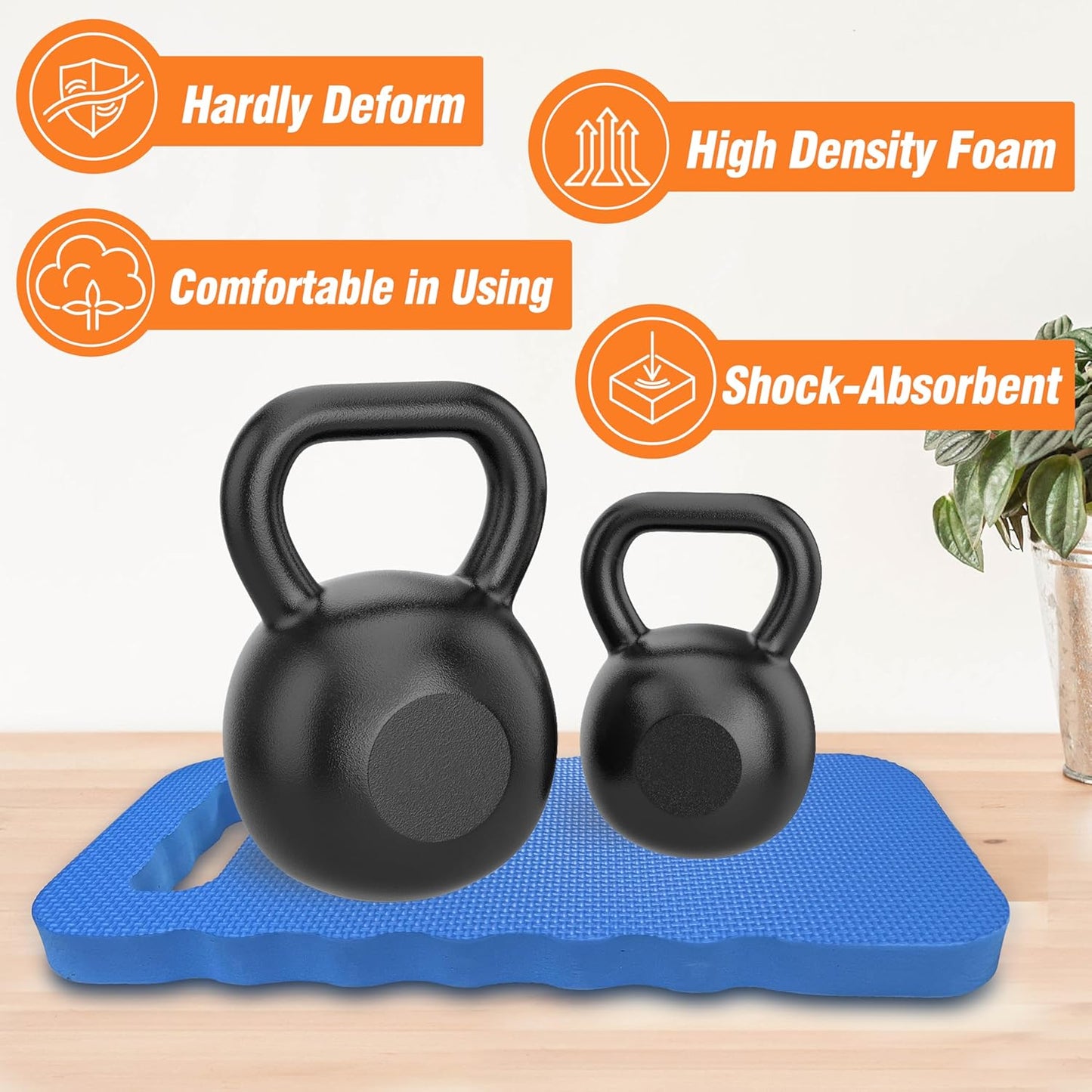 Garden Kneeling Pad - for Gardening, Baby Bath, Yoga, Pilates, Exercise, Blue