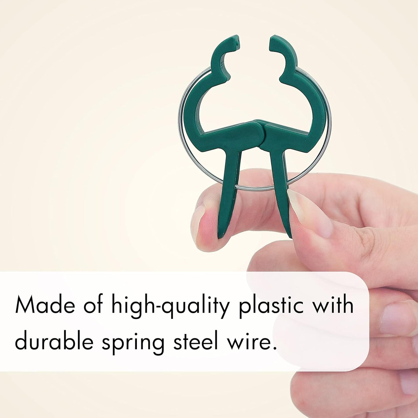 48 Pcs Garden Plant Clips, Plant Support Clips for Securing Stems, Flowers or Climbing Vines to Tomato Cages, Trellis