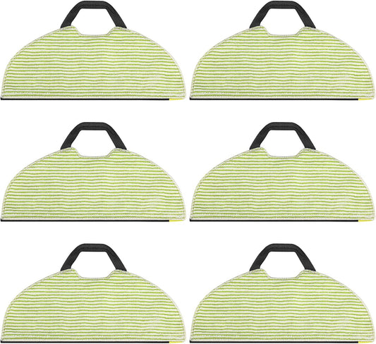 AV2610WA RV2610WA Vacuum Mop Replacement Pads Compatible with Shark RV2610WA AV2610WA RV2620WD RV2410WD AI Ultra 2- in-1 Robot Vacuum, Washable Reusable Microfiber Soft Pads, 6 Pack