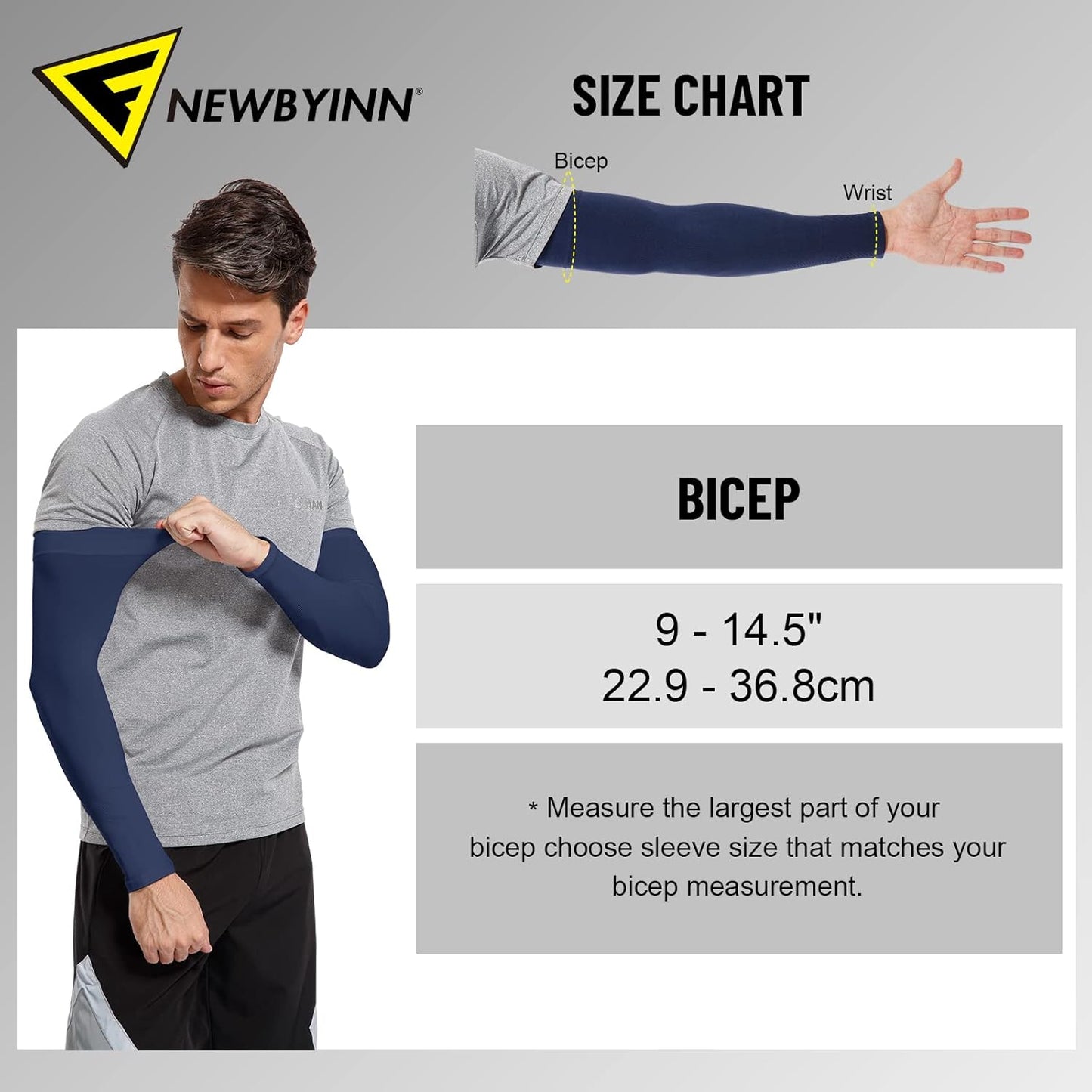 Arm Sleeves for Men Women Youth, UV Sun Protection, Tattoo Cover Up, Cooling, Compression Sports Sleeve - 2 & 4 Pairs