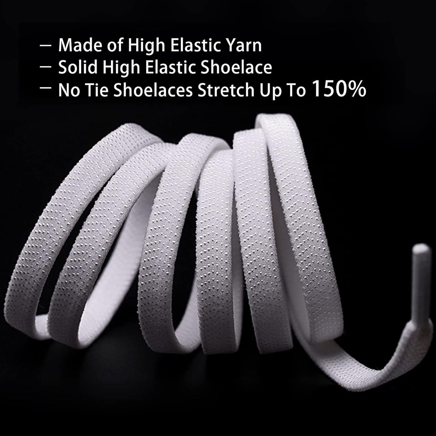 No Tie Shoe Laces for Kids and Adults, Tieless Elastic Shoelaces for Sneakers