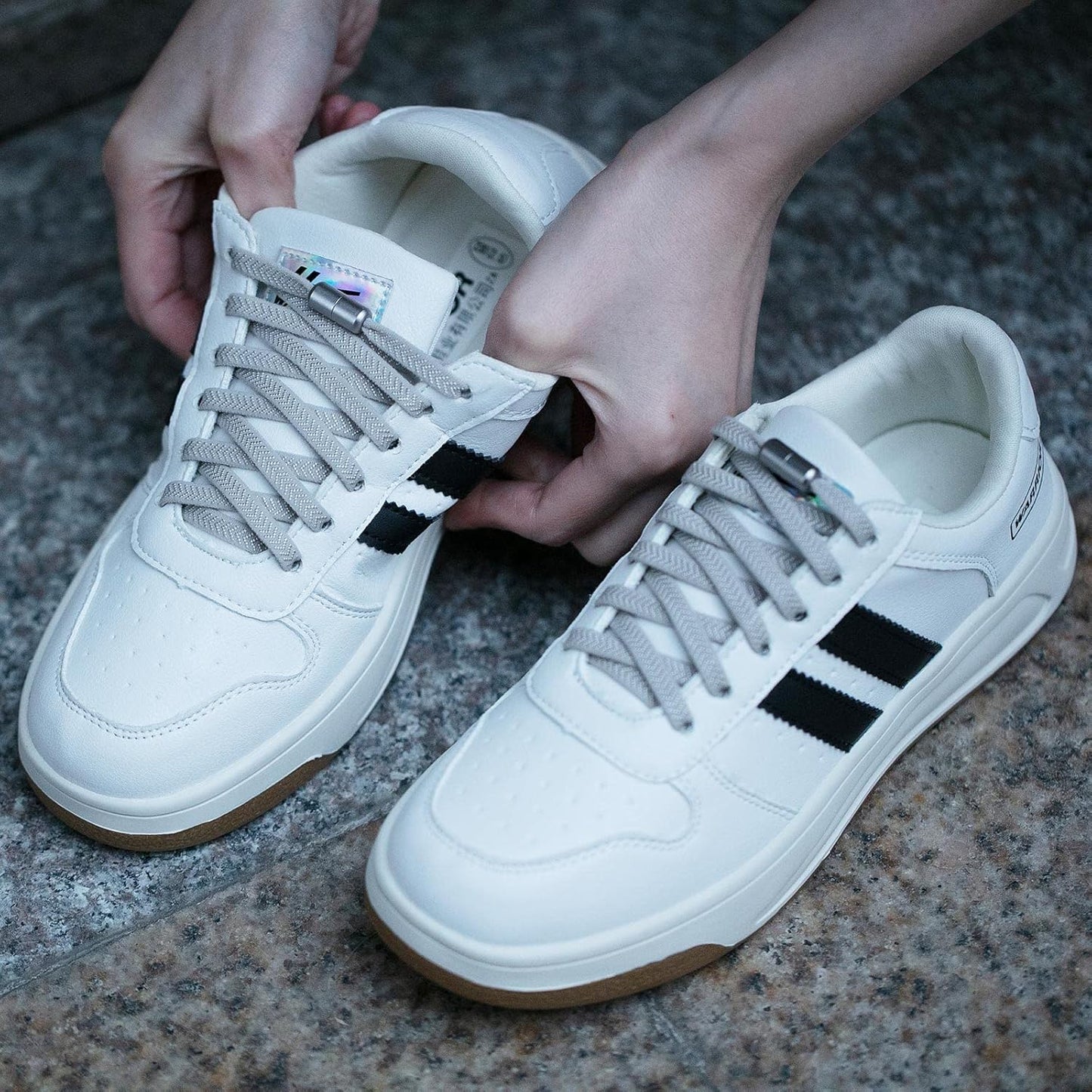 No Tie Shoe Laces for Kids and Adults, Tieless Elastic Shoelaces for Sneakers