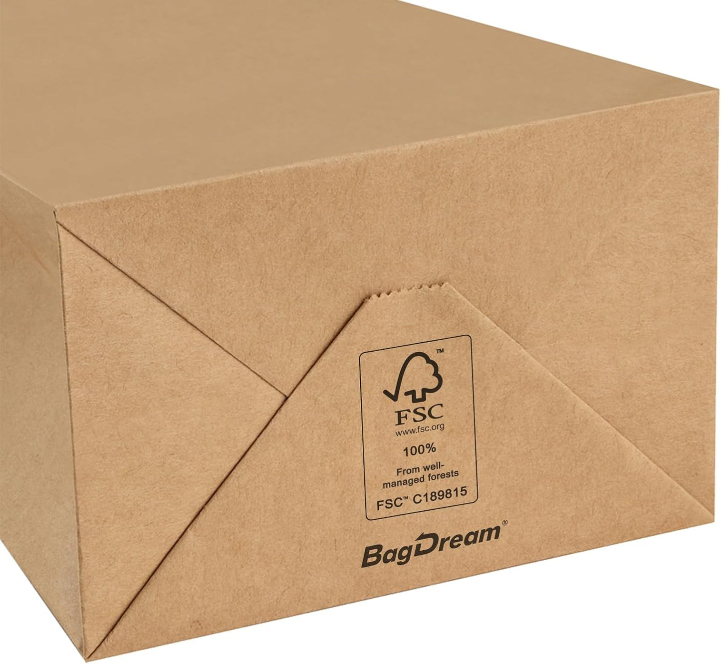 50 Pack 3.5x2.4x6.7 Inches Small Kraft Paper Gift Bags with Handles Bulk Mini Party Favor Bags Candy Bags 100% Recyclable Brown Paper Bag