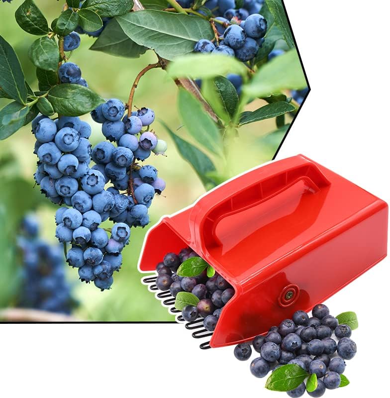 1/2/4 Pack Berry Picker, with Metallic Comb and Ergonomic Handle for Easier Berry Picking