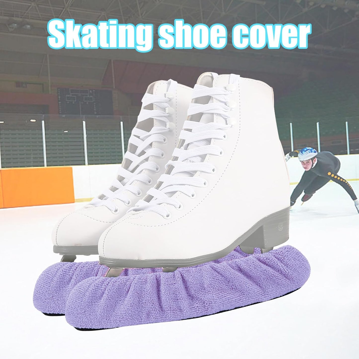 Ice Skate Guards,Skate Guards for Hockey Skates,Figure Skates and Ice Skates.Ice Skate Blade Covers for Toddler Kids Youth Adults-Men Women Boys Girls.Skate Guards Figure Skating Hockey.