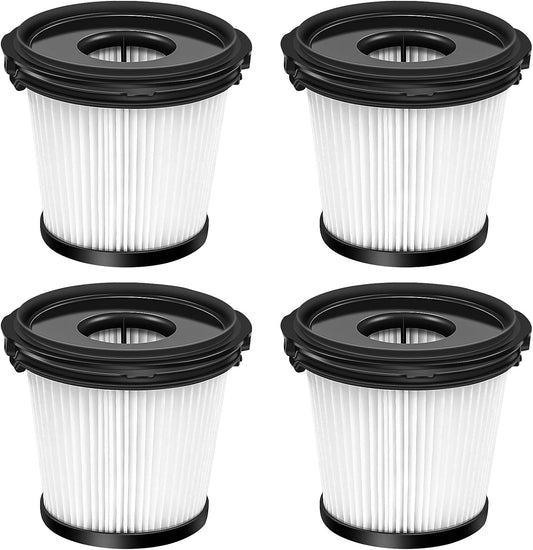 4 Packs HEPA Filters Replacement Part for Shark IW3511, IW1111, IW1120 Detect Pro Lightweight Cordless Stick Vacuum Cleaner and Shark BU3523 Clean Empty (4 Pcs HEPA Filters)