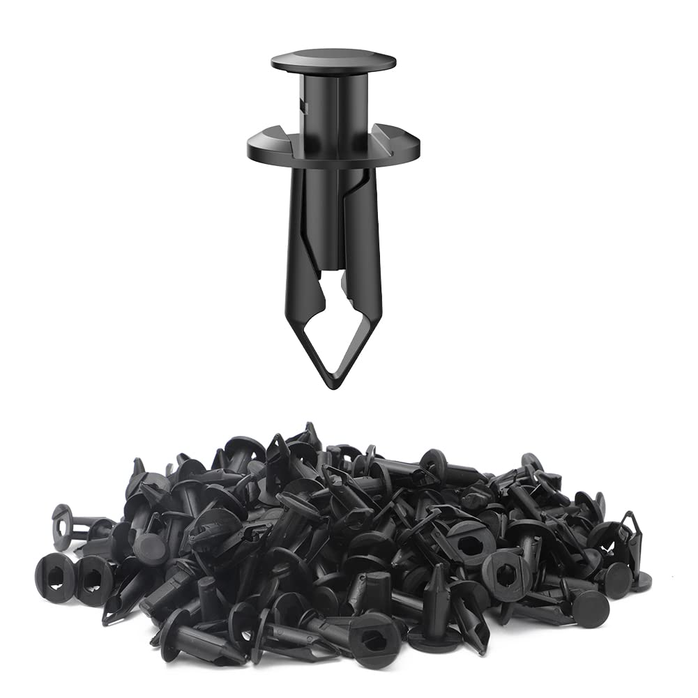 100pcs 8mm Fender ATV Push Retainer Clips Fastener for Honda Suzuki Kawasaki Polaris Sportsman Rangers RZR Replace 7661855