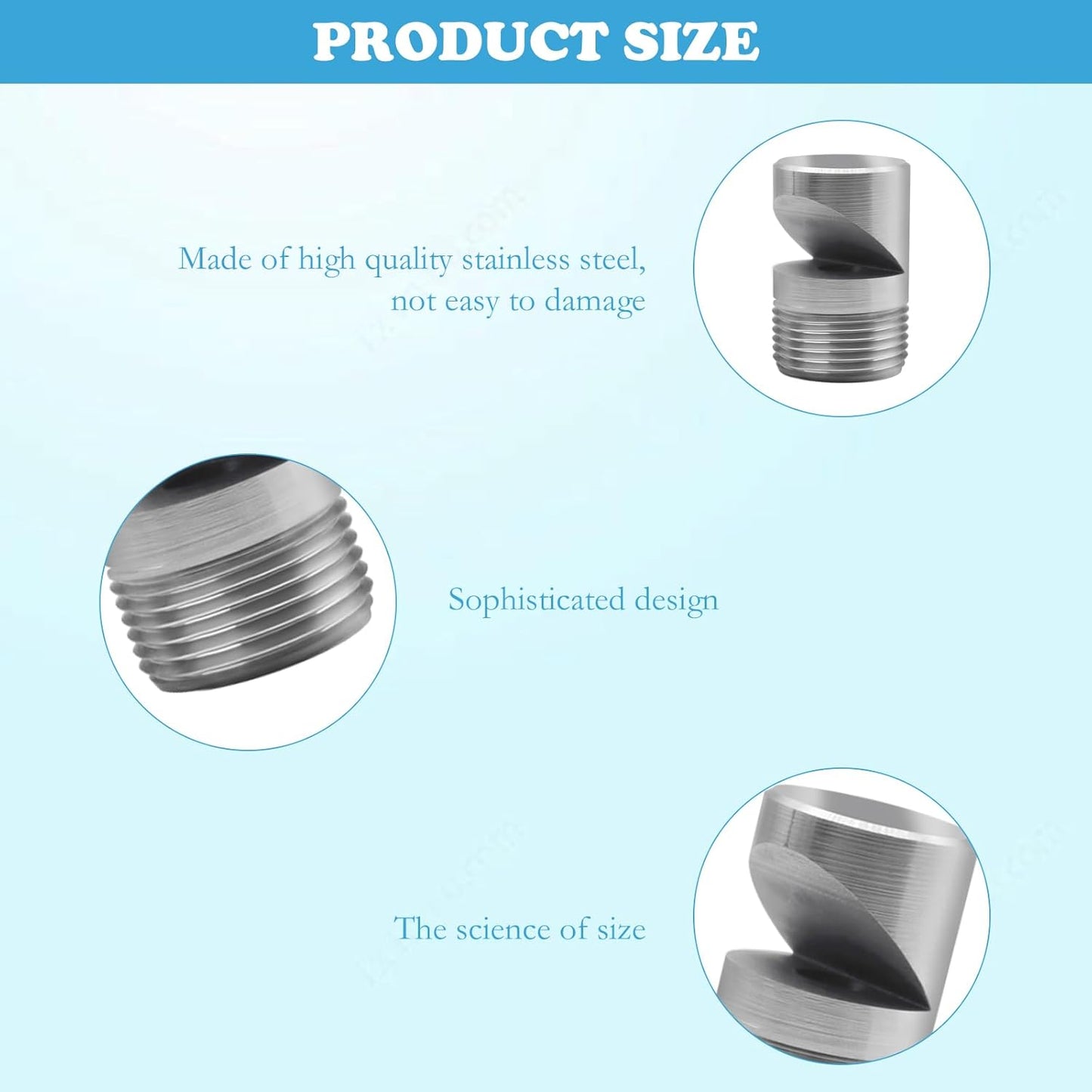 86201500 Stainless Steel Swimming Pool Jet Nozzle,Corrosion Resistance Stainless Steel Pool Accessories Tool, Applicable in Multiple Scenarios