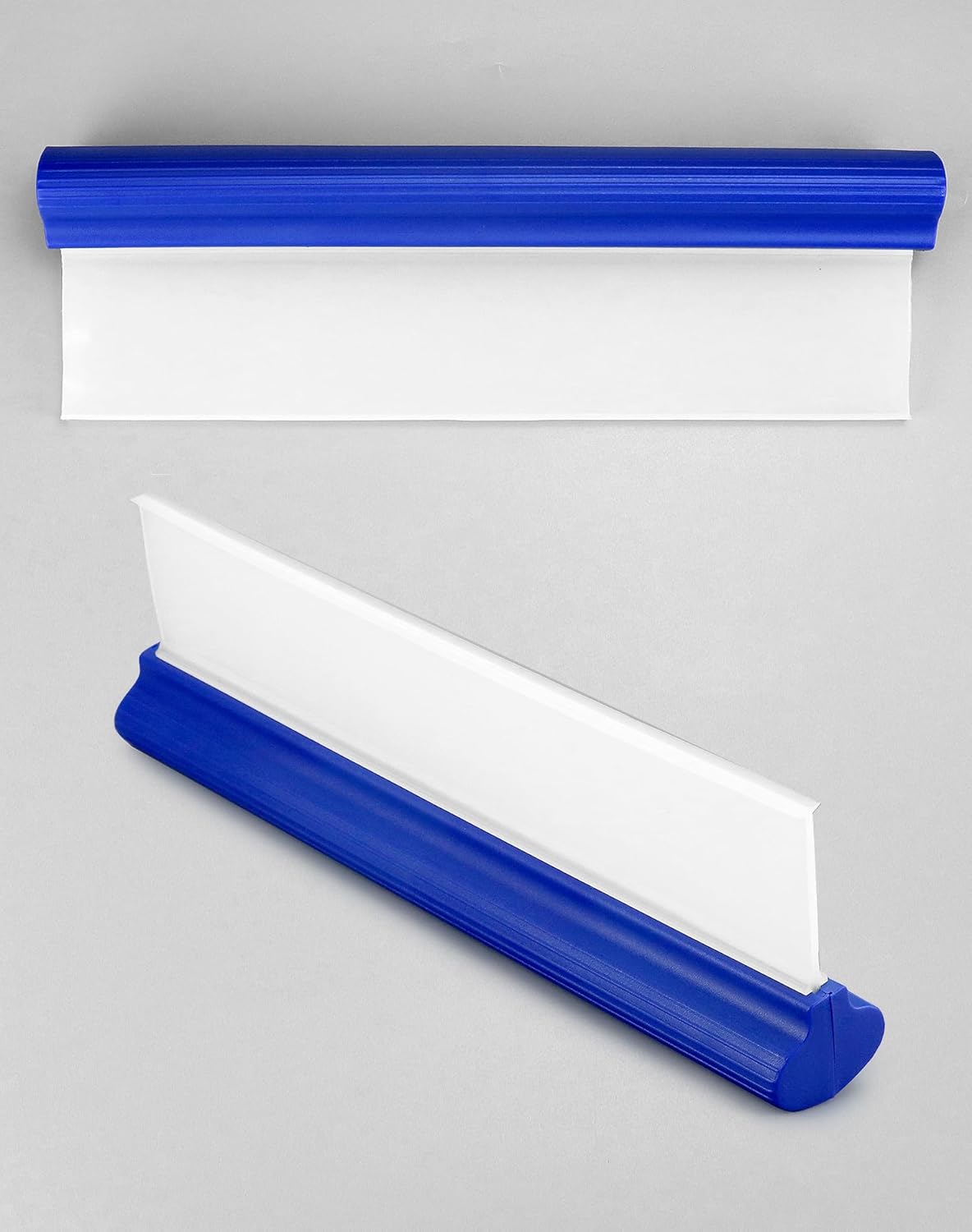 Car Squeegee, 2 Pack 12 inch Flexible Car Water Scraper Tool Silicone Window Squeegee for Car Or Home Use, Washing & Wiping Glass, Mirror & Shower Doors, Blue