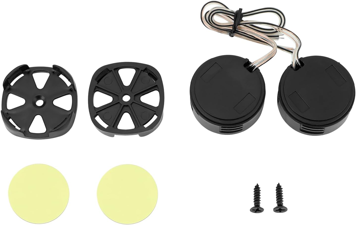 2 Pairs High-Power Neodymium Silk Dome Tweeter Set - 500W, 4 Ohm, Super High Frequency,-for Mini Car Audio Systems