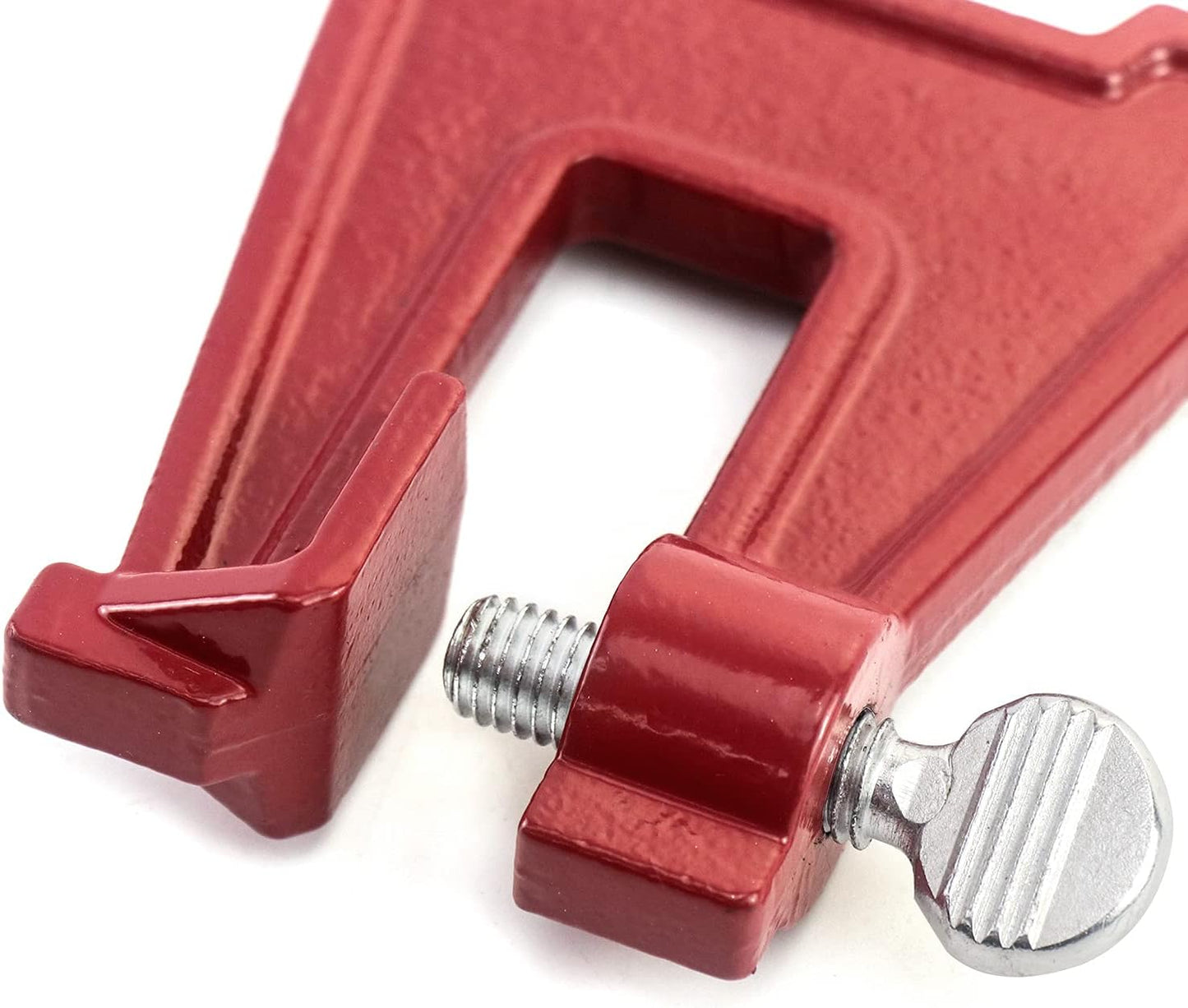 Chainsaw Stump Vise, Portable Chainsaw Sharpening Accessory, Chainsaw Filing Vise, for Sharpening Saw Chain, Red
