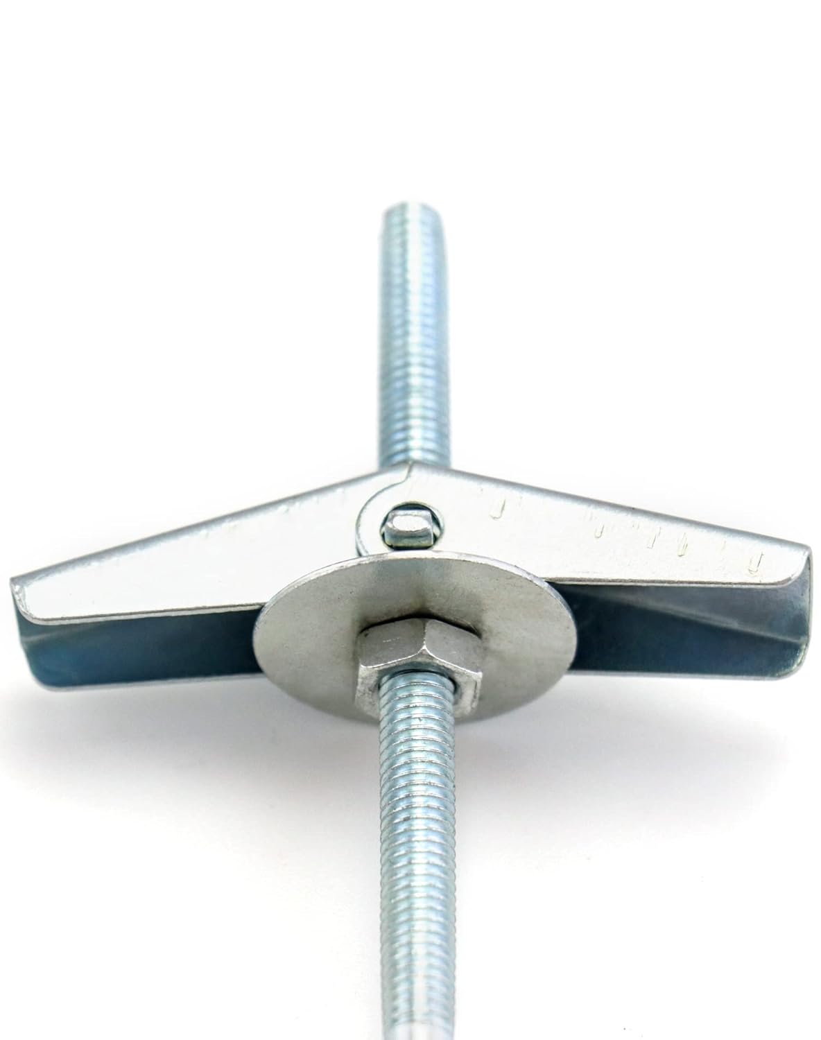 Ceiling Hooks, 12 Packs 3-9/16" Spring Toggle Wing Bolts Wall Fixing Heavy Duty Pothook for Hanging Plants, Swag Hooks Plant Hooks Toggle Hooks