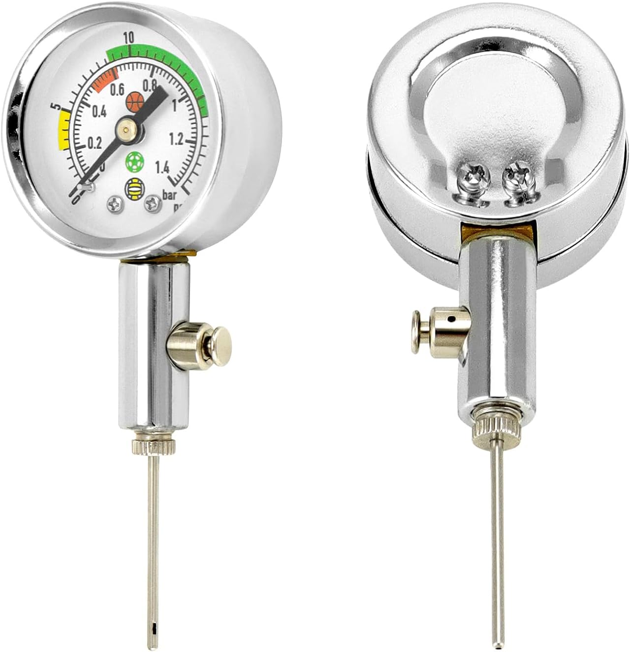 Ball Pressure Gauge, Professional Accurate Air Pressure Measurement for Various Sports Balls
