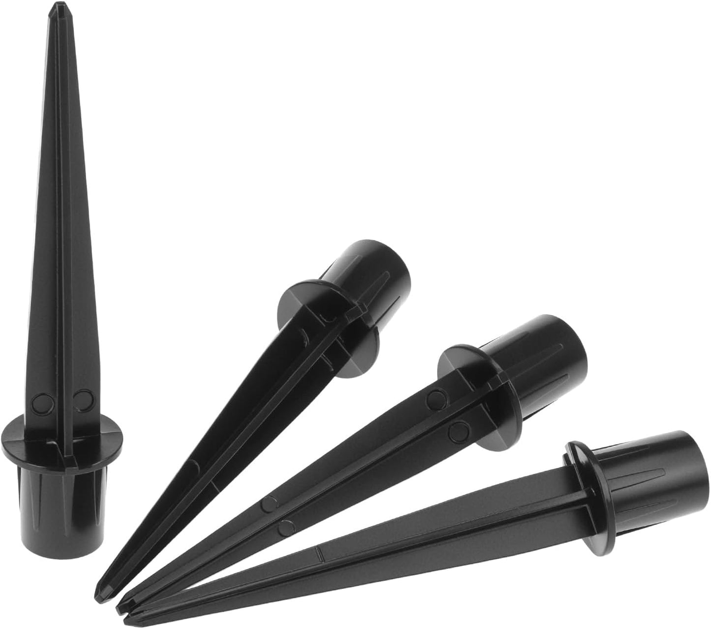 Metal Stakes Solar Lights Replacement Spike, 8 Pack Reinforced Ground Stakes, Replacement Nails for Garden Lights Landscape Pathway Patio Lamps Pole, 0.78x5.36 inches Outdoor Ground Stake