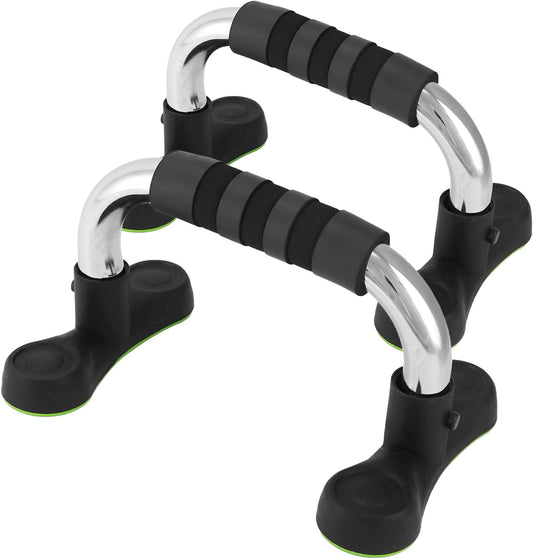Steel Push Up Handles for Floor, Portable Push Up Stands with Non-Slip Grip, Angled Incline