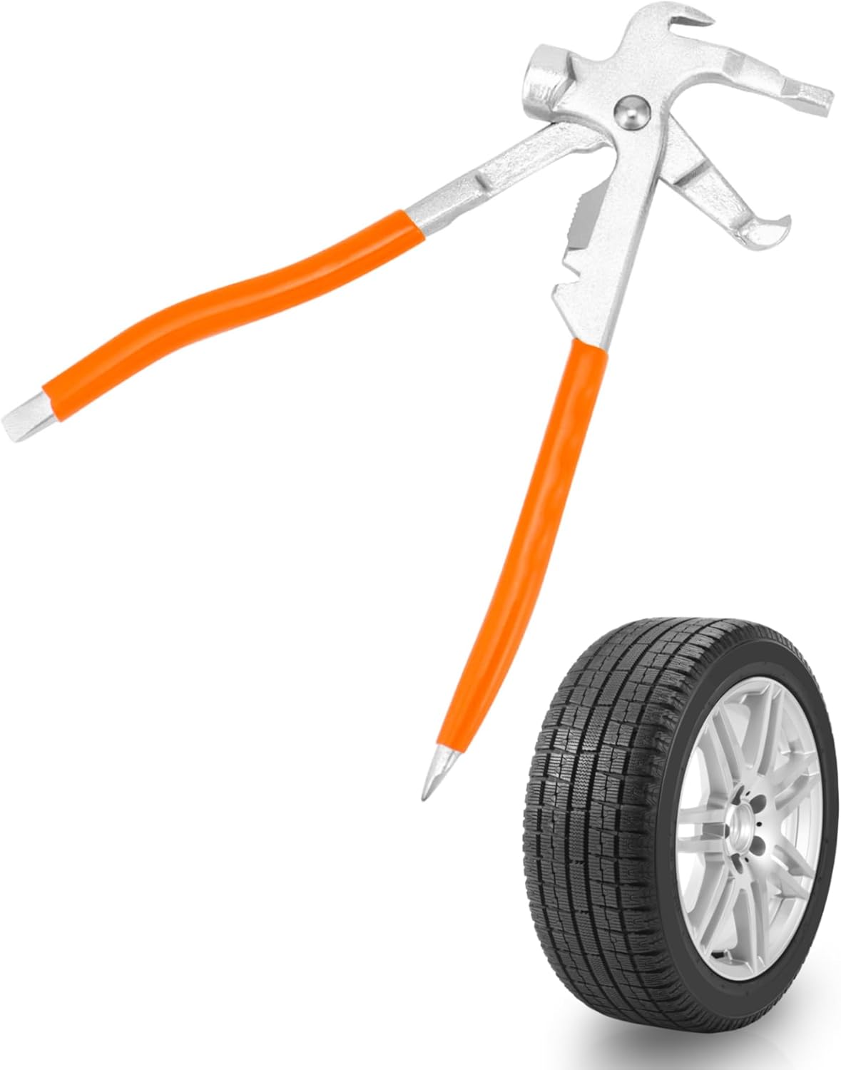 Wheel Balancing Weight Plier Hammer Tool, Wheel Weight Pliers for Clip-On Wheel Weights Balance Rims