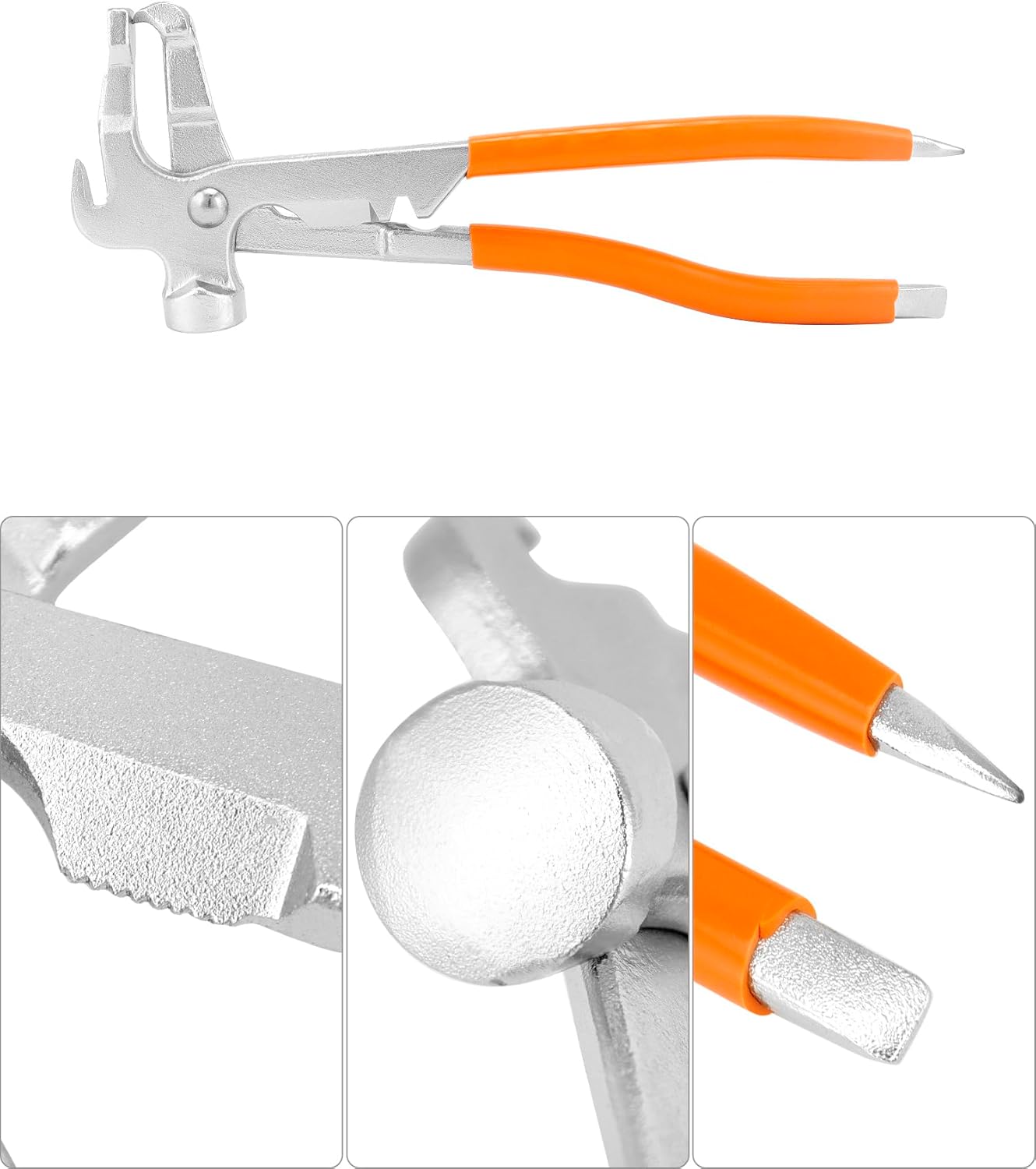 Wheel Balancing Weight Plier Hammer Tool, Wheel Weight Pliers for Clip-On Wheel Weights Balance Rims