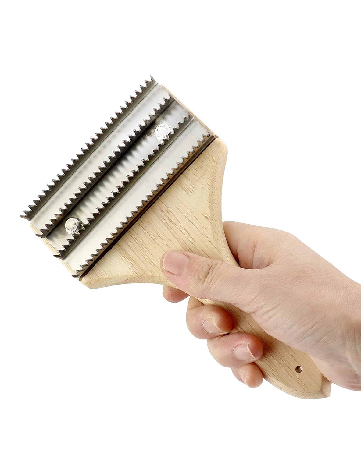 Buffing Wheel Rake – 7-7/8" L x 4 3/4" W Effortlessly Remove Residual Compounds and Metal from Buffing Wheels and Airway Buffing Pads, Stainless Steel Polishing Rake
