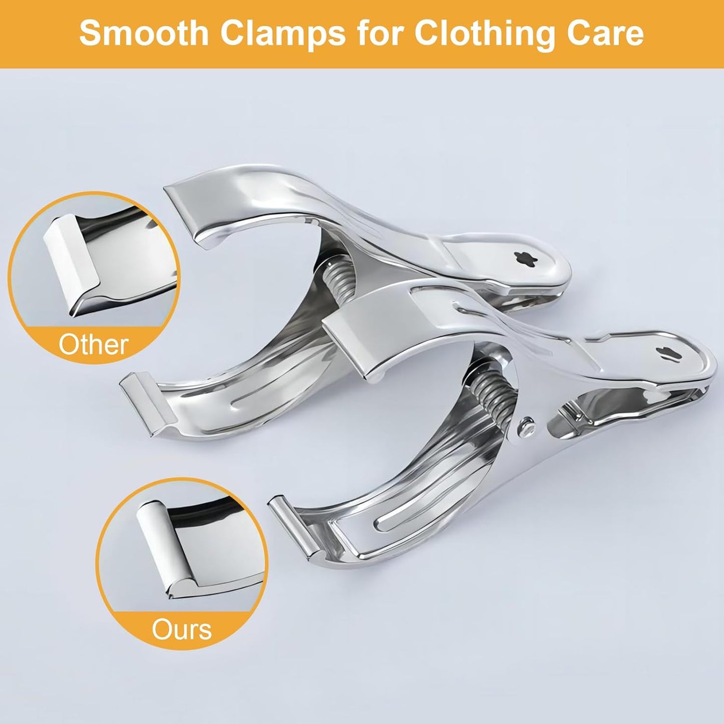 Metal Pool Cover Clips - 10 Pcs Large Beach Towel Chair Clips 5.5 Inch Stainless Steel Clothes Pins Quilt Clamps Windproof for Sunbed Lounge Cruise (14cm)