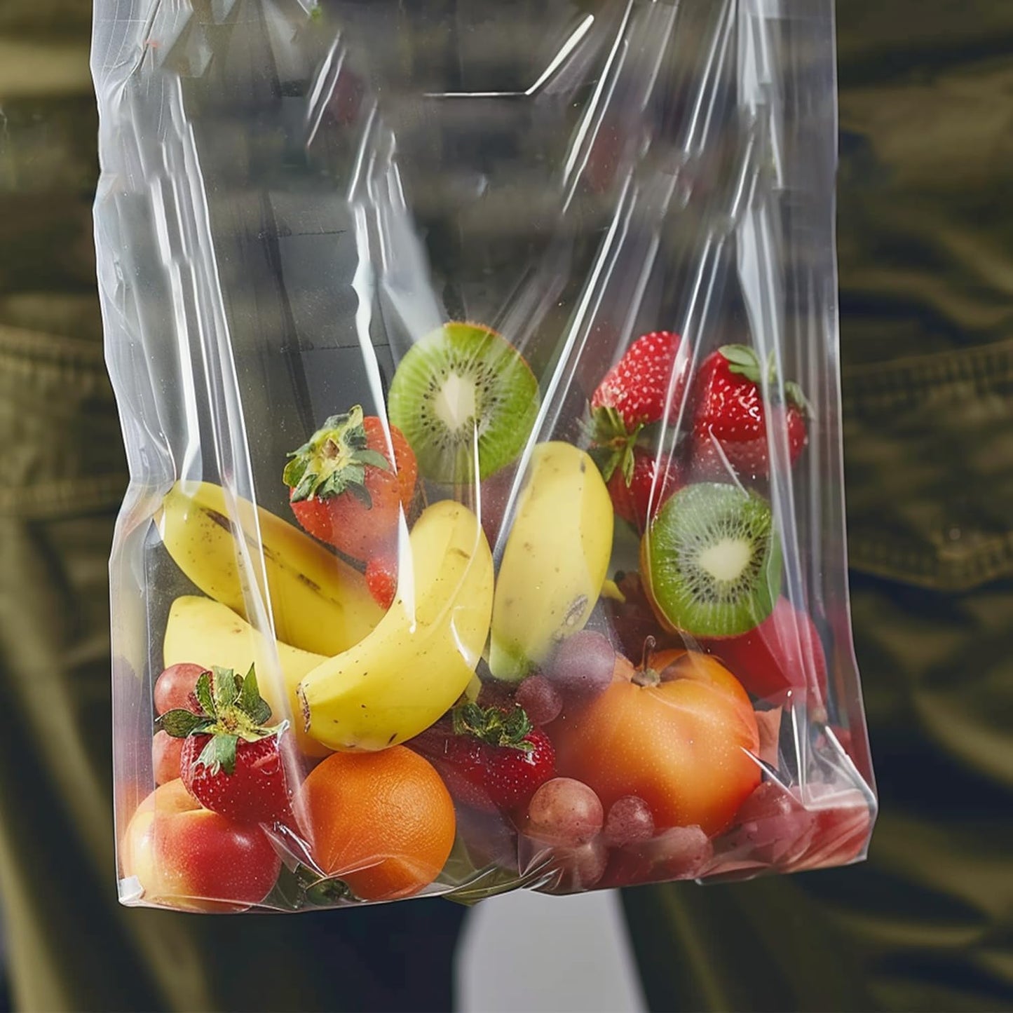 Extra Large Storage Bags - Zipper Seal, 3.1-mil Thick, Heavy Duty, 5 Gallon 18" x 24", Jumbo Plastic Bags for Clothes, Travel, Moving, Large Reusable Freezer Bags, BPA-Free (10 Count)