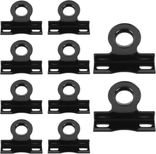 (Pack of 10)  Metal Made Pipe Stay Hanger for 3/8 Inch IP Standard Pipe or 1/2 Inch Copper, CPVC & PEX Pipes - Universal Pipe Support Bracket,(ACC011)